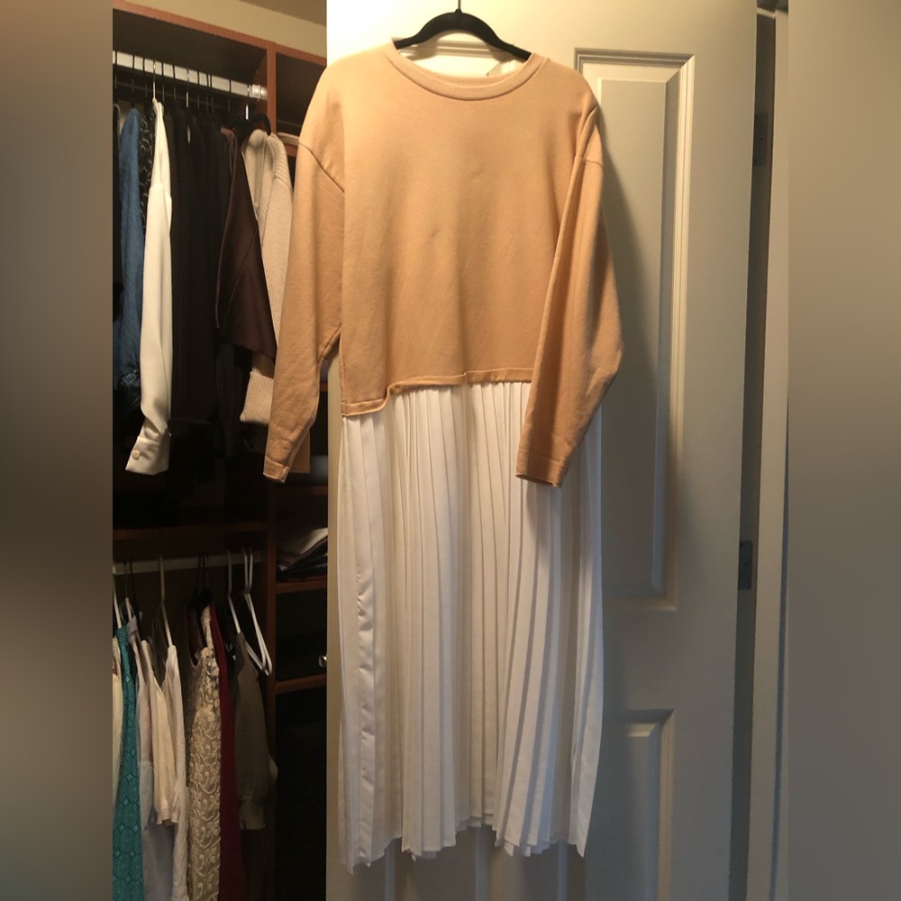 Zara sweater dress maxi L size